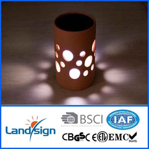 landsign 1*RGB led amorphous ceramic material XLTD-512 desk ceramic material lamp