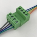 pluggable 4 pin male to female terminal block