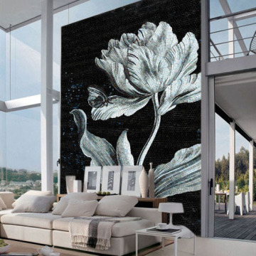 Artistic Tile Tulip Cutting Picture Wall Mosaic