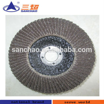 car body granding flap disc / stainless steel polishing flap disc