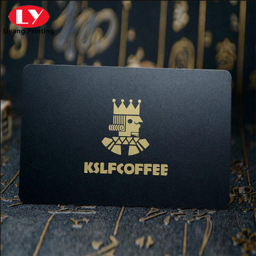 Carte de visite multi-processus noir Premium Stamping Logo