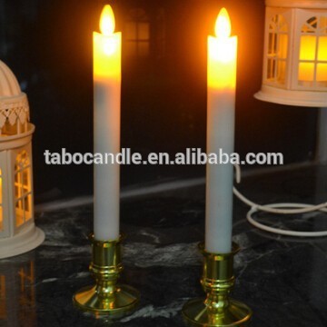 moving wick flameless led taper candle