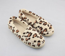 ladies printed microtowelling enclosed back slipper