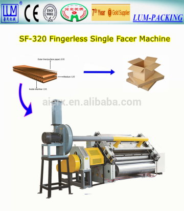 2016 single facer corrugated machine/carton box machinery