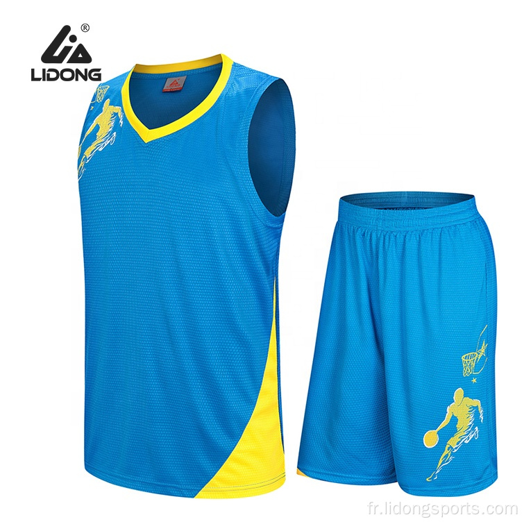 Uniformes de basket-ball séduisant rapidement sublimé personnalisé