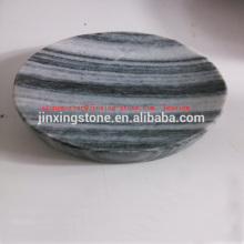 Oval shape grey marble soap holder/natural grey marble soap dish