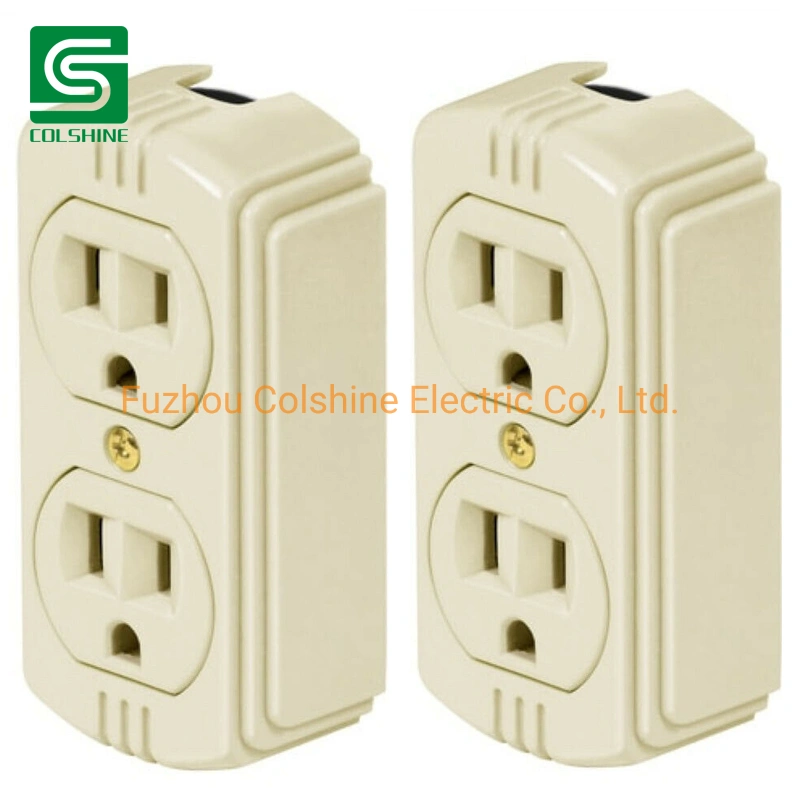 Duplex Receptacle Socket Surface Mounted Wall