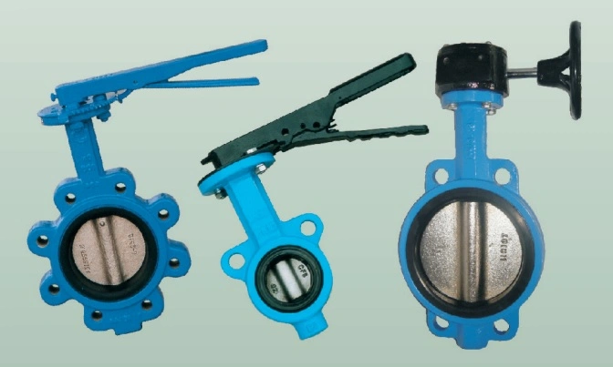 Wafer Butterfly Valve Lever Operated En593