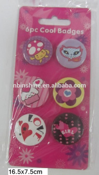 Party round button badge/Children round button badge