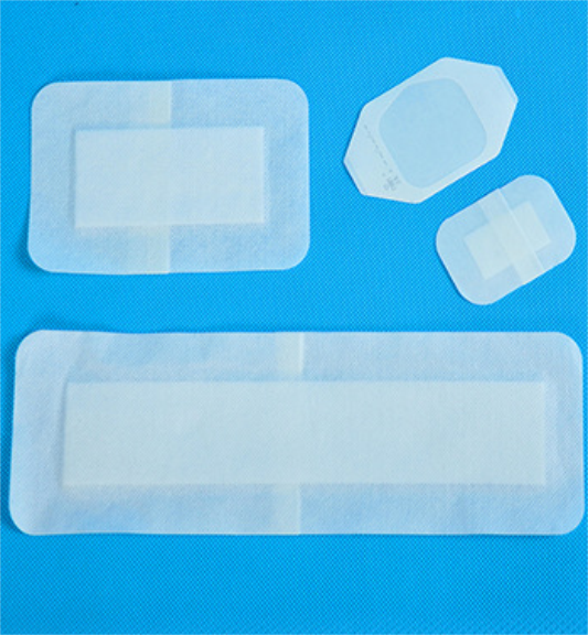 Disposable medical self-adhesive wound dressing
