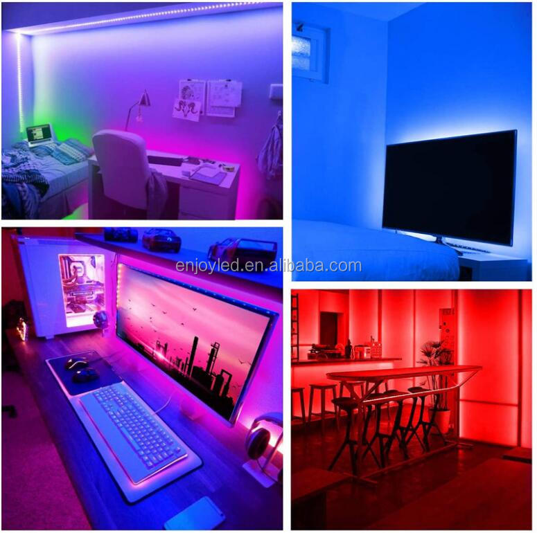Amazon led lights with remote control RGB5050 light strip 10 meters 44 keys control waterproof suit light strip