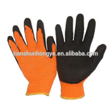 Latex coated glove construction work gloves latex dipped