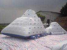 HOT funny beach inflatable iceberg/ inflatable climbing iceberg