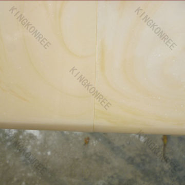 Pmma, Pigment Reconstructed Translucent Resin Panel Acrylic Artificial Marble 3050*760mm