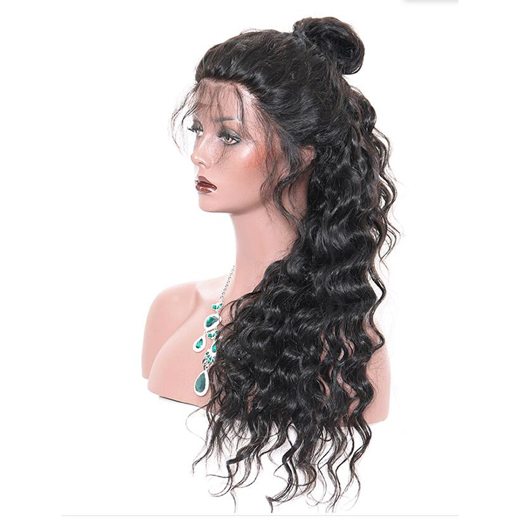 Malaysian Lace Frontal Human Hair Wig Deep Curly Wave Human Hair Wigs for Black Women Mink Brazilian Remy Free Shipping hair