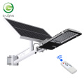 Luz de rua led solar ip65 de alta lumens externa