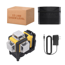12 Lines Portable High-Precision Laser Level Multi-function Power Tool Set