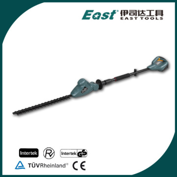 18v lithium cordless long reach adjustable head hedge cutter