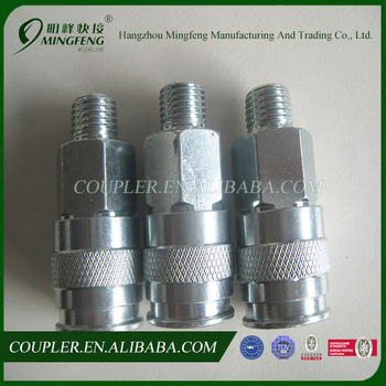 America type Quick coupling and male thread manual operation quick coupling