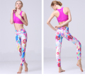 Moda personalizada mulheres brilhante lycra yoga legging calças