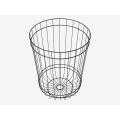 round metal storage cloth rack