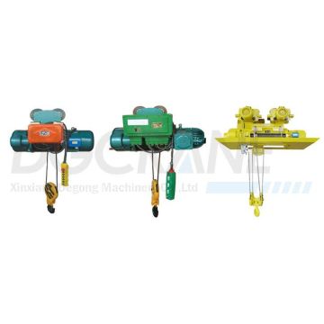 CD model electric wire rope lifting hoist 5ton