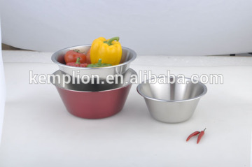 promotion kitchen stainless steel mixing bowl /salad bowl /tableware set /cookware