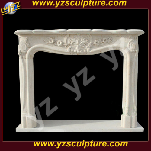 Italian Decorative Classic stone Fireplace Mantel With Hand Craft