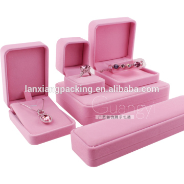 Pink Velvet Jewelry Box For Ring Necklace,Jewelry Box For Beads,Jewelry Box Thin Velvet