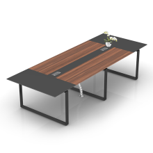 Modern Wooden Conference Room Desk - Meetco Commercial Office Furniture