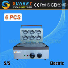 Automatic electric 6 fish waffle cake maker machine