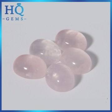 Natural pink rose quartz stones for jewelry