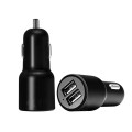 Cargador de coche con enchufe adaptador USB dual de 2 puertos