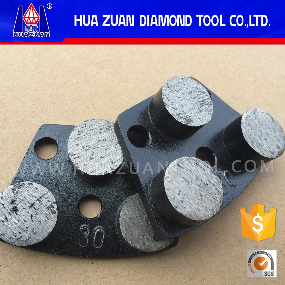 Diamond segment for floor concrete grinding