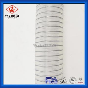 FDA Grade Clear Wire Reinforced Silicone Hose