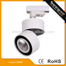 Energy saving aluminum flexible head track light