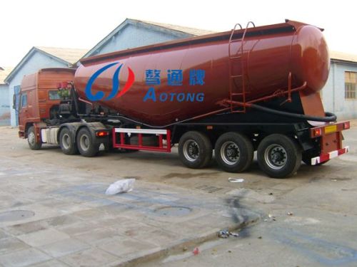 3 Axles 30-60cbm Bulk Cement Tank Carrier Semi Truck Trailer