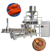 Industrial animal floating fish feed extruder machinery