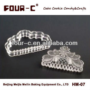 Acrylic flower lace sugarcraft cutter,paste decorating cutter