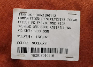 Wholesale Knitted 100% Polyester Fleece PK Fleece Fabric