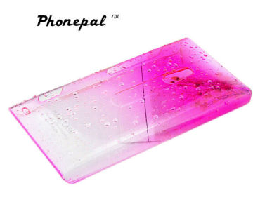 Waterdrop Design Pink Cases Nokia Protective Covers For Nokia Wp7 / N800 Mobile Phone