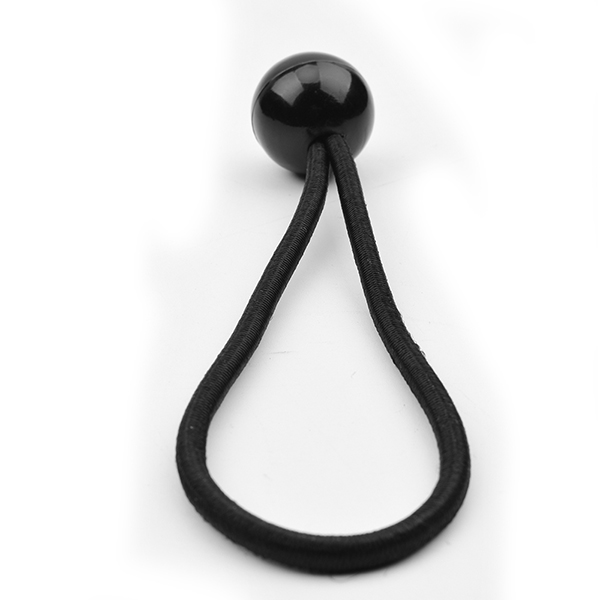 Rubber Black Bungee Ball Cords