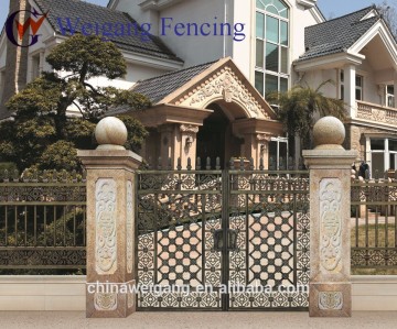 Cheap iron pipe main gate designs