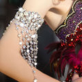 CZ верхняя рука браслет женщин партии носить украшения кисточкой браслет