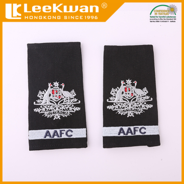 Iron on design embroidery patch, embroidery epaulettes