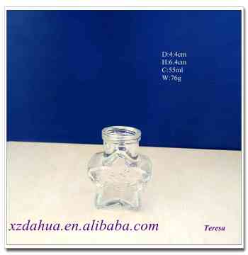Nini Star Shaped Glass Storage Bottle