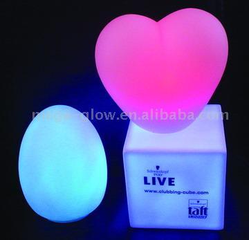 Mood Light Cube, Egg, Ball LED Mood Light