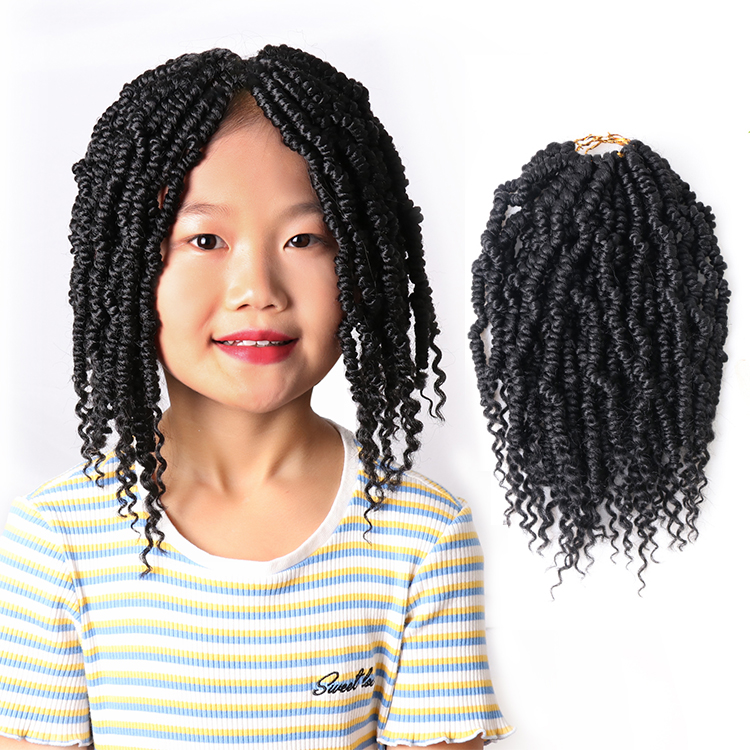 Julianna Kids Hair Extensions Bulk Wholesale Mixed Girls Soft Locs Crochet Kids School Hair For Kid Curly Hair