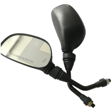 CT150 Black Motorcycle Rear View Mirror