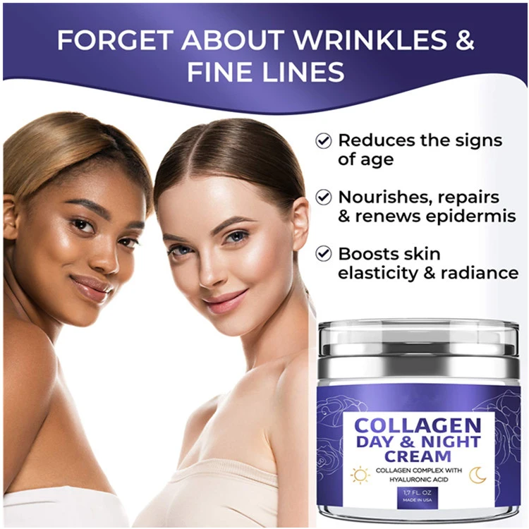 Collagen Cream Organic Anti Aging Face Moisturizer Skin Care Crean